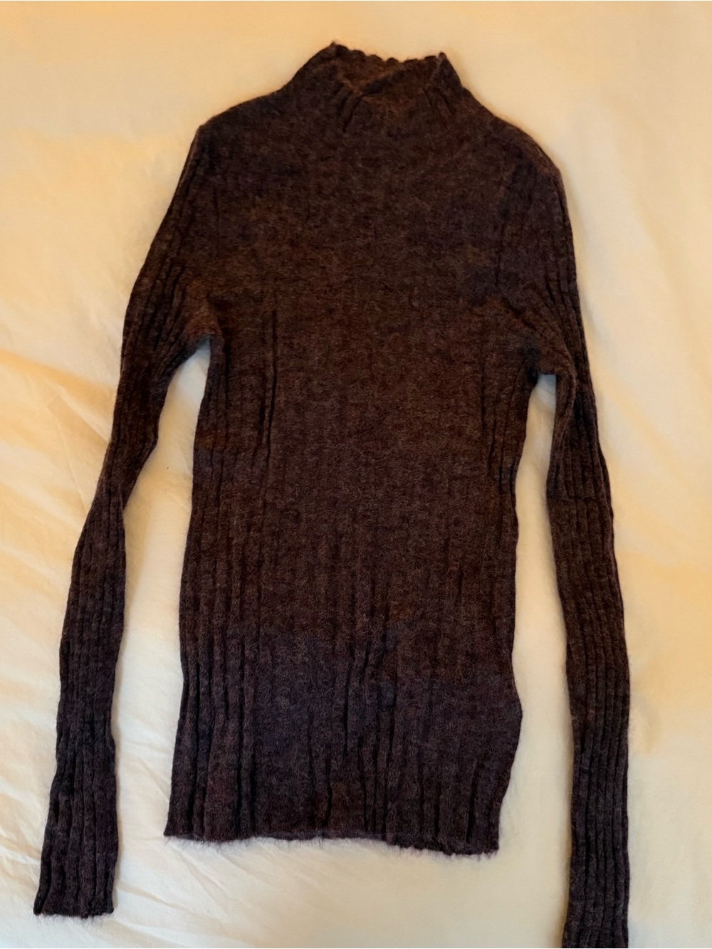 Madewell Ribbed Mock Neck Sweater